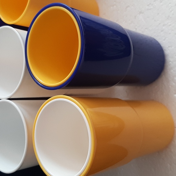 Tupperware Double Tumbler Set 12oz and 18oz Cups 12 Tumblers Total NWOT - Picture 14 of 16